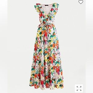 J.Crew size 6 Ratti Island print floral dress, fully lined